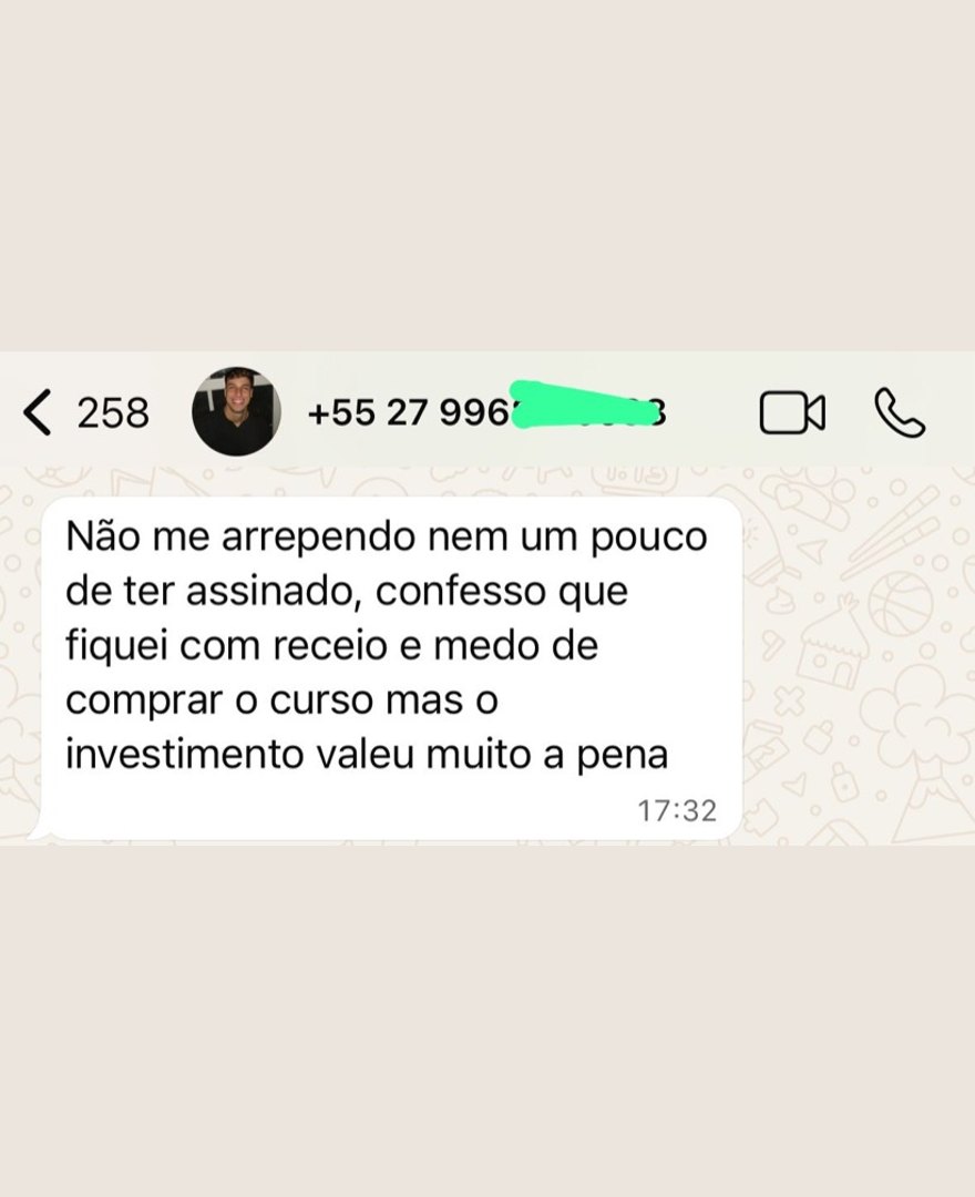 Depoimento de aluno da Turma PMES